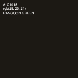 #1C1915 - Rangoon Green Color Image